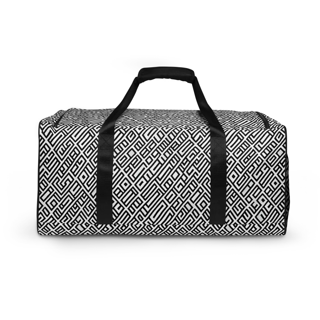 Fashionable, Psychedelic Deep Space, Howard Butterworth, Francois Bocion on Duffle Bag — Back