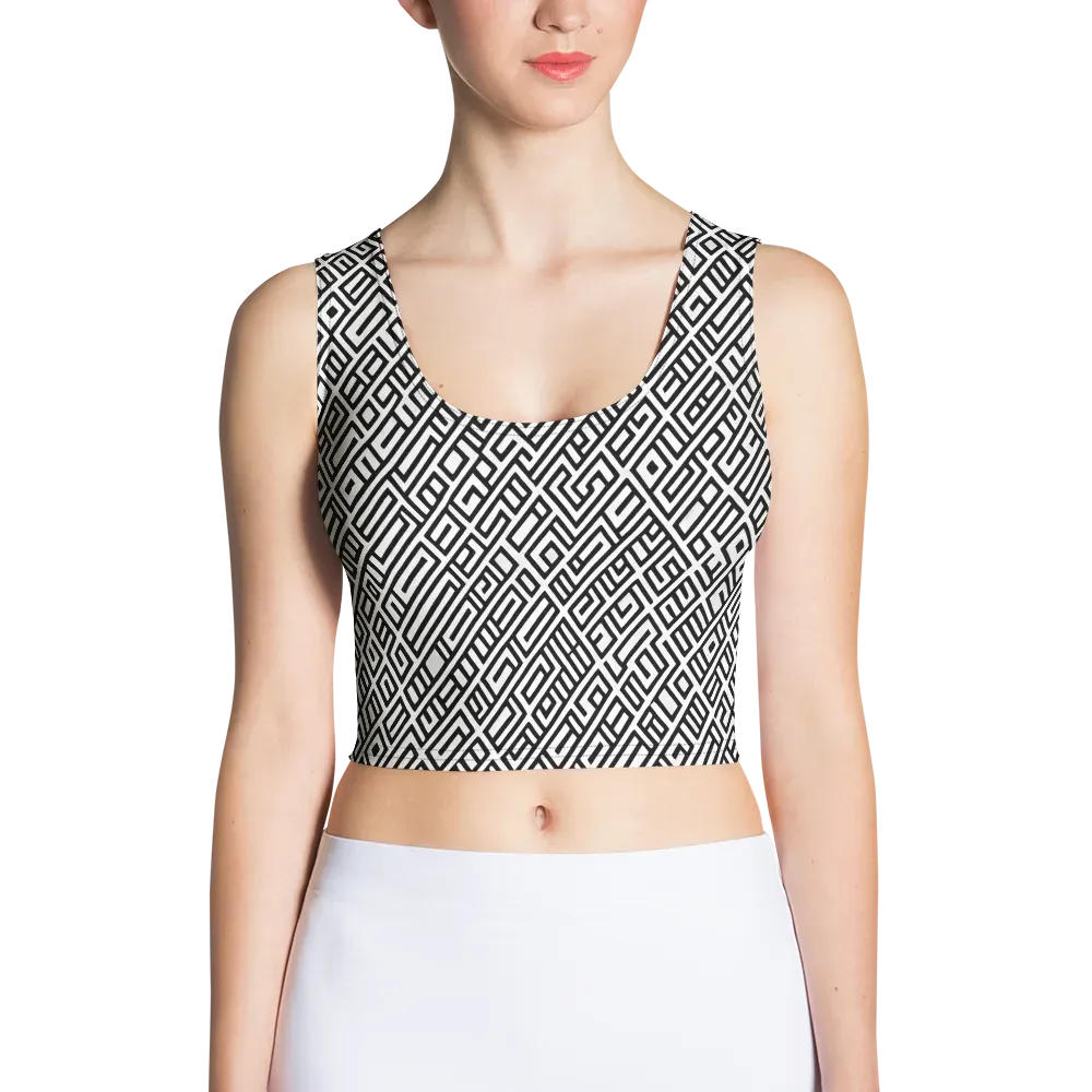 Fashionable, Psychedelic Deep Space, Howard Butterworth, Francois Bocion on Crop Top — Front