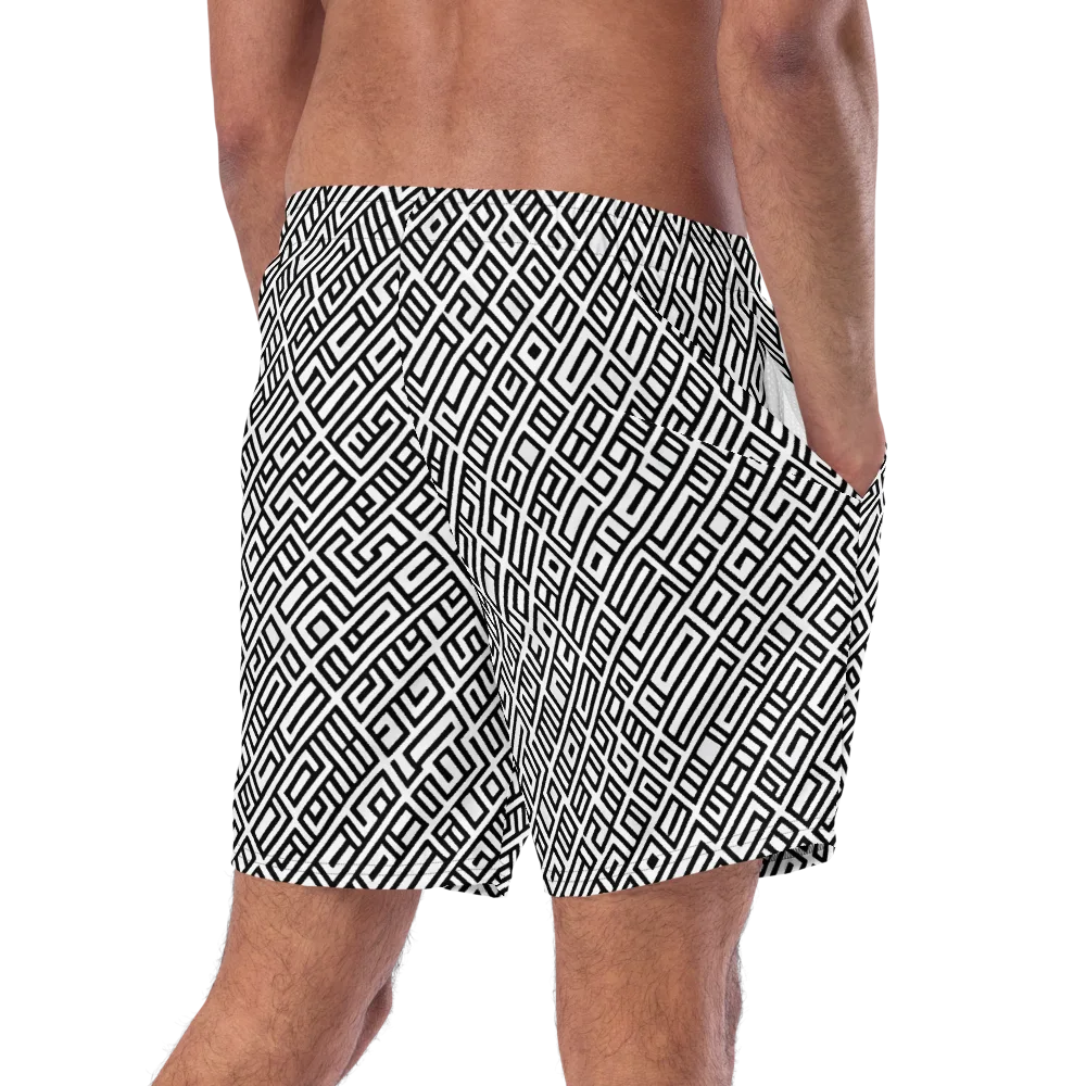 Fashionable, Psychedelic Deep Space, Howard Butterworth, Francois Bocion on Swim Trunks — Right Back
