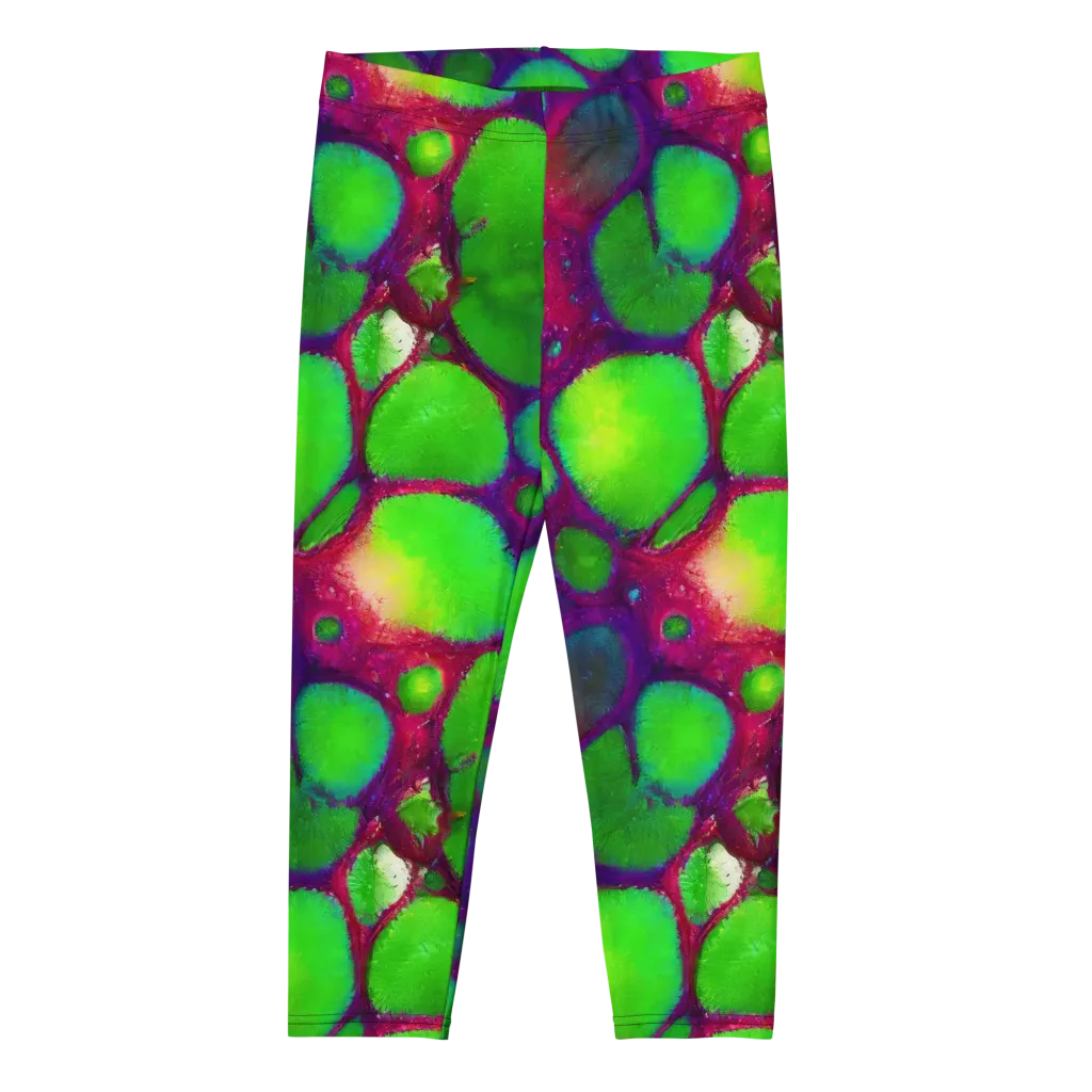 Elegant, Artstation, Matte Painting on Capri Leggings — Front