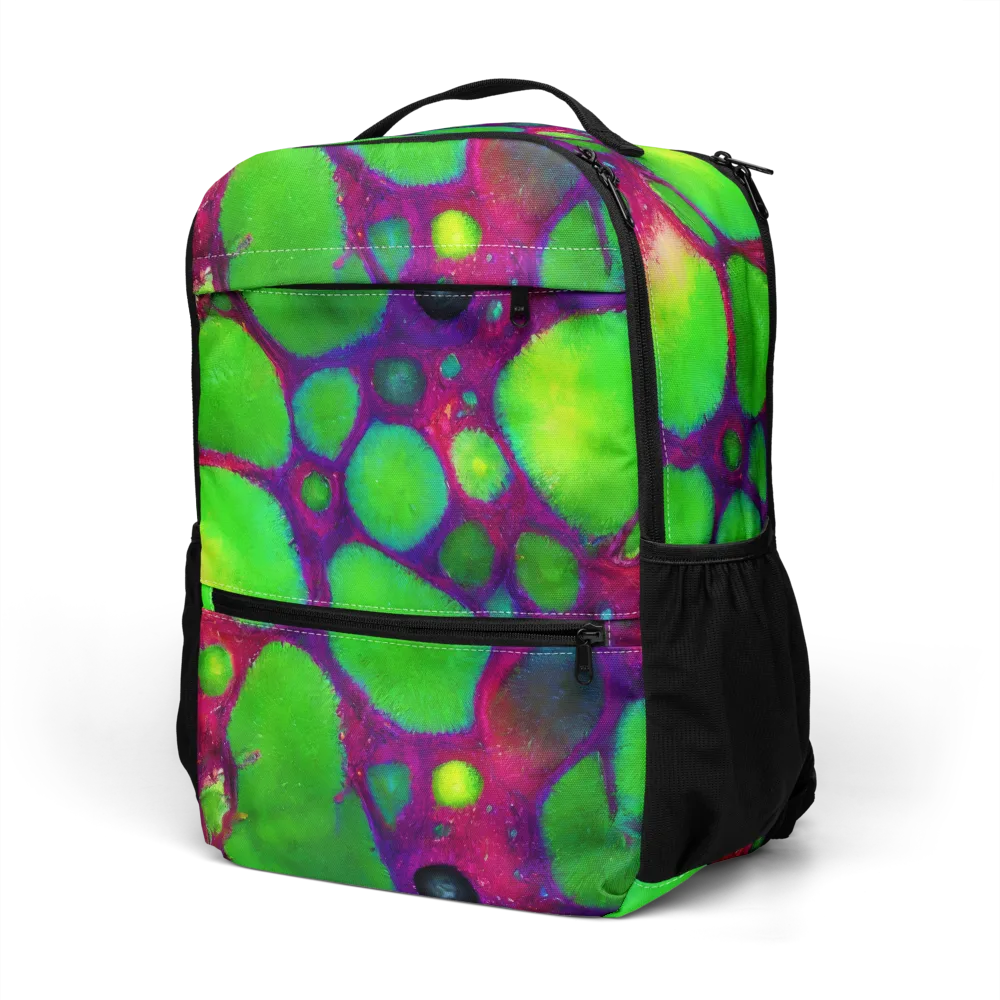 Elegant, Artstation, Matte Painting on Utility Backpack — Left Front