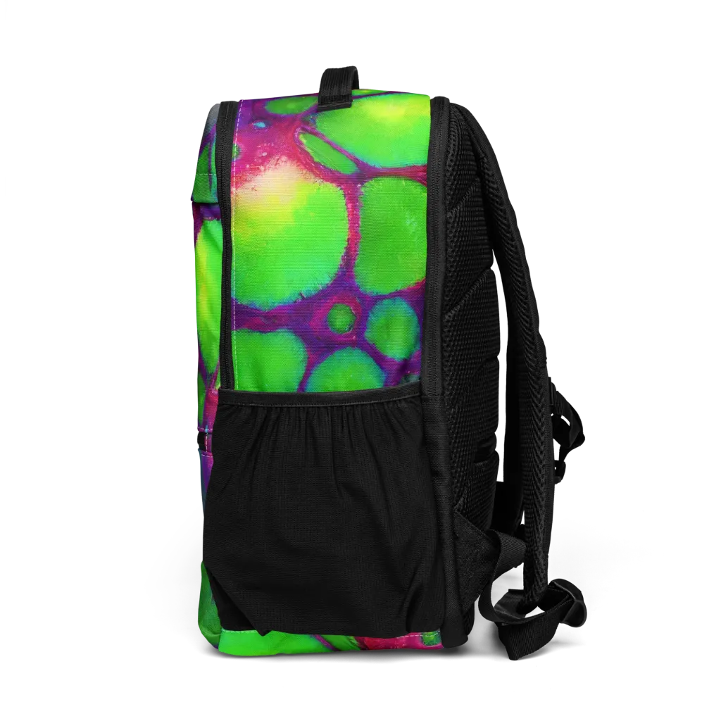 Elegant, Artstation, Matte Painting on Utility Backpack — Left