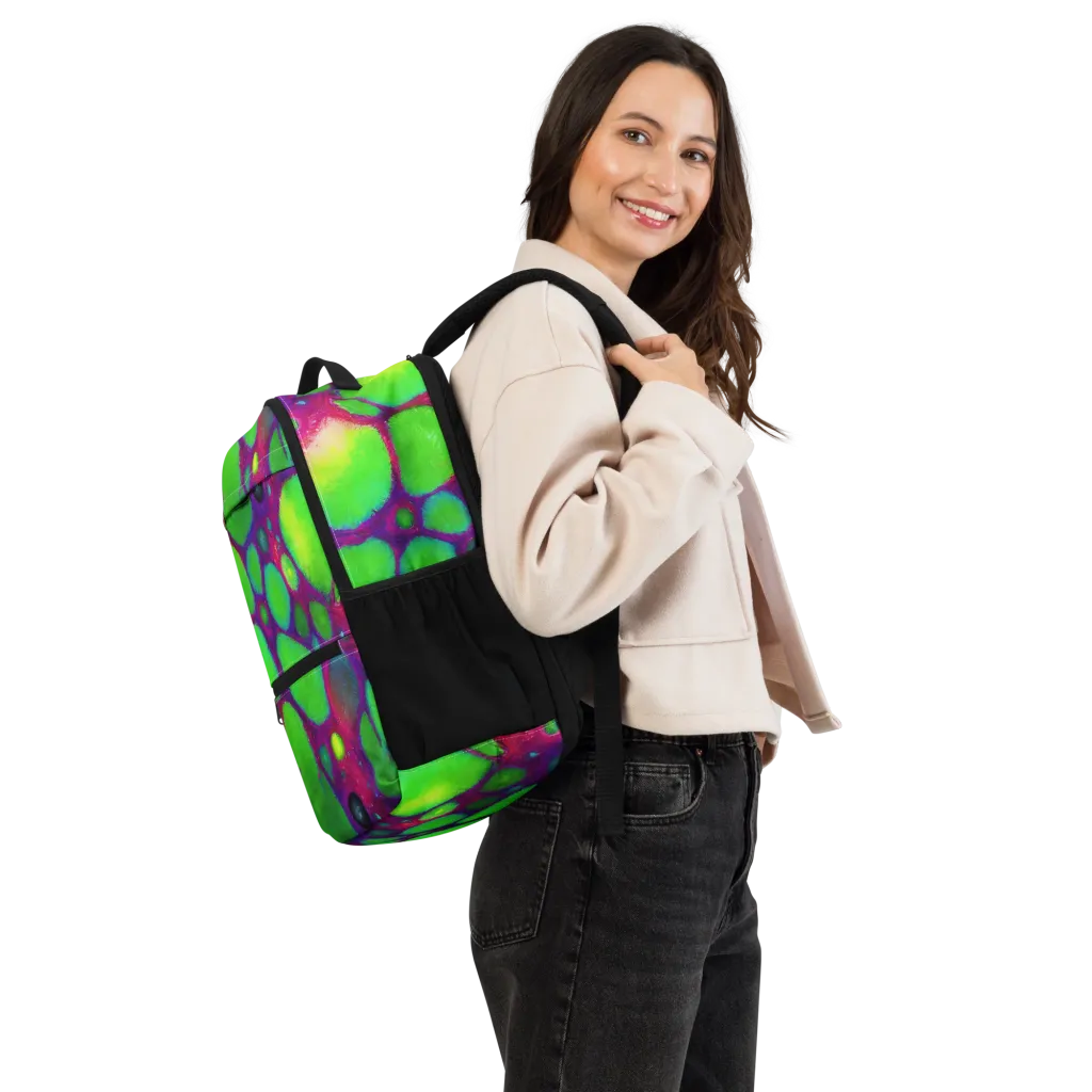 Elegant, Artstation, Matte Painting on Utility Backpack — Right