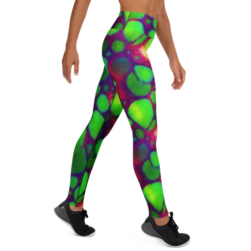 Elegant, Artstation, Matte Painting on a Yoga Leggings