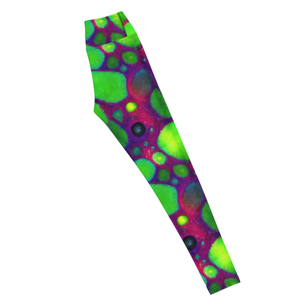 Elegant, Artstation, Matte Painting on Yoga Leggings — Right