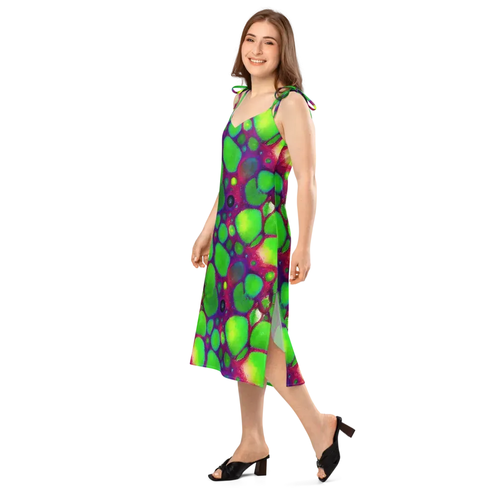 Elegant, Artstation, Matte Painting on Slip Dress — Left Front