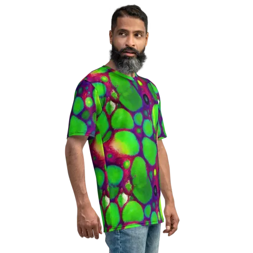 Elegant, Artstation, Matte Painting on a Men's Crew Neck T-Shirt