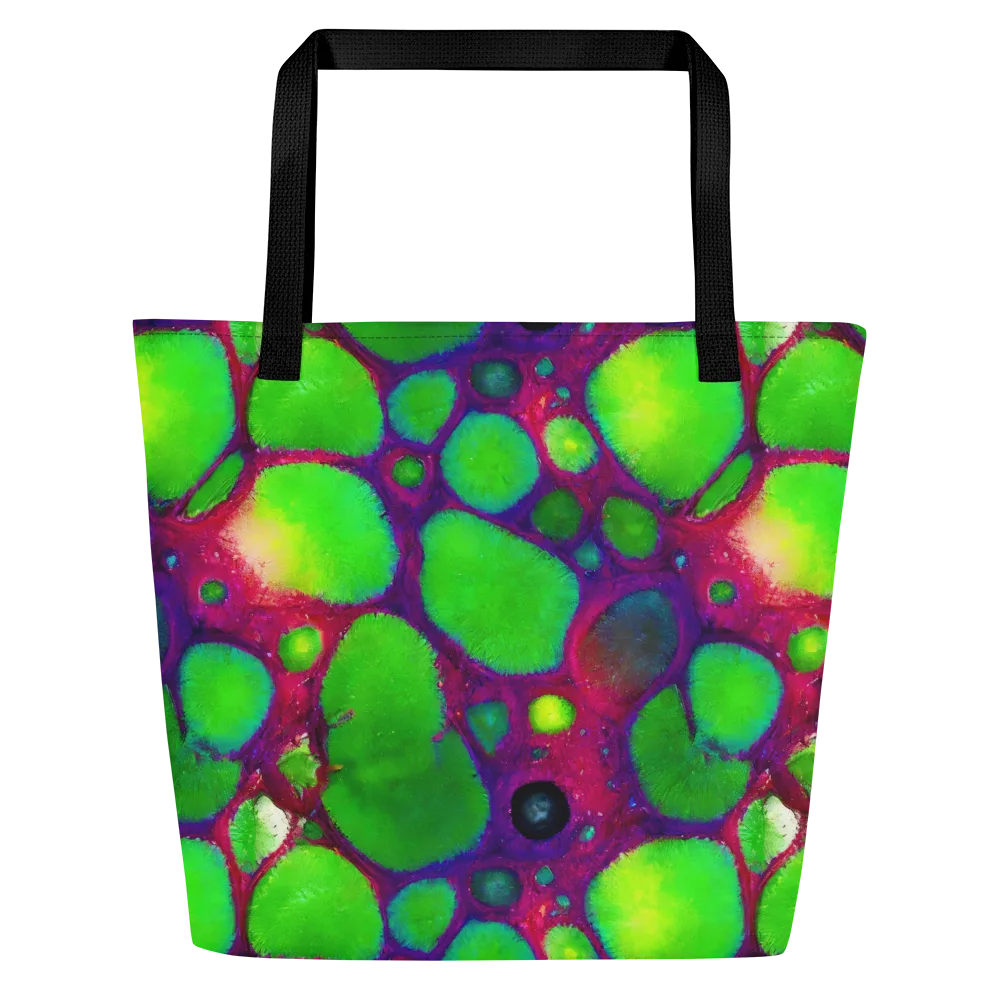 Elegant, Artstation, Matte Painting on Large Tote Bag W/ Pocket — Front