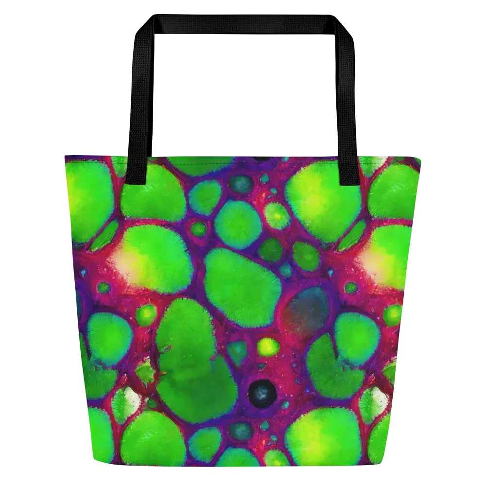 Elegant, Artstation, Matte Painting on Large Tote Bag W/ Pocket — Front