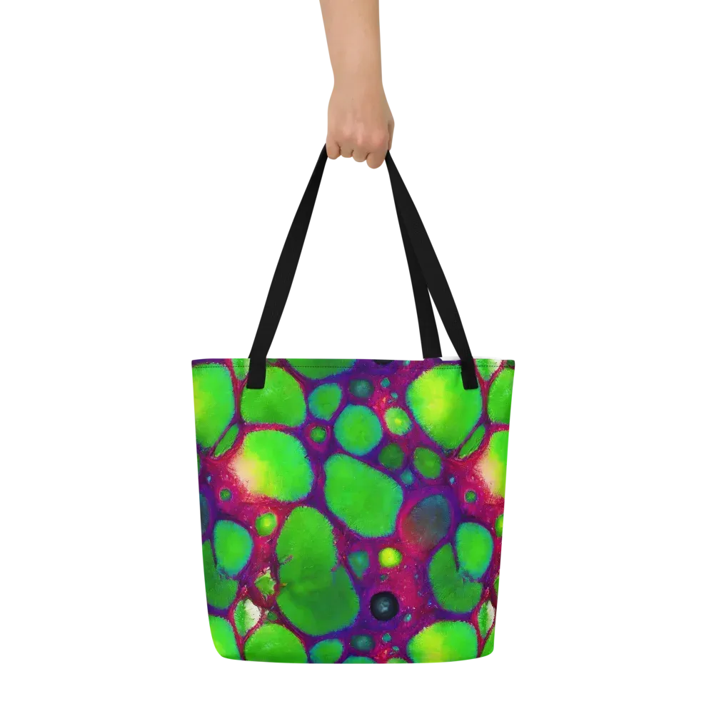 Elegant, Artstation, Matte Painting on Large Tote Bag W/ Pocket — Front
