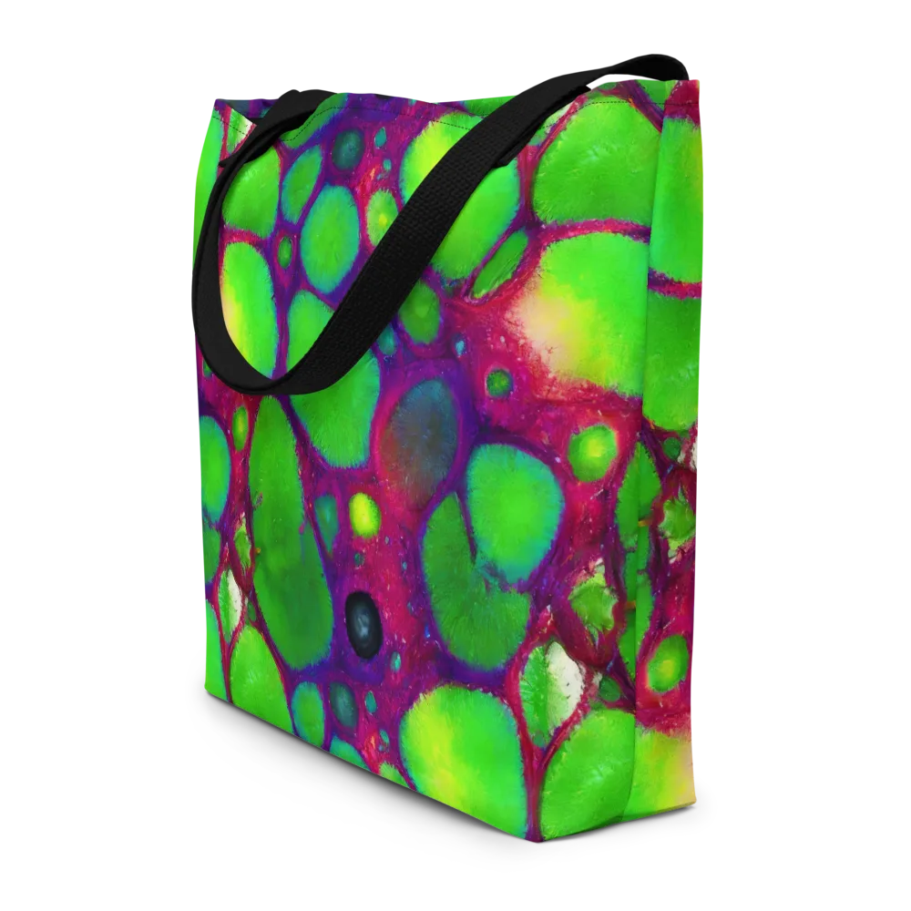 Elegant, Artstation, Matte Painting on Large Tote Bag W/ Pocket — Front