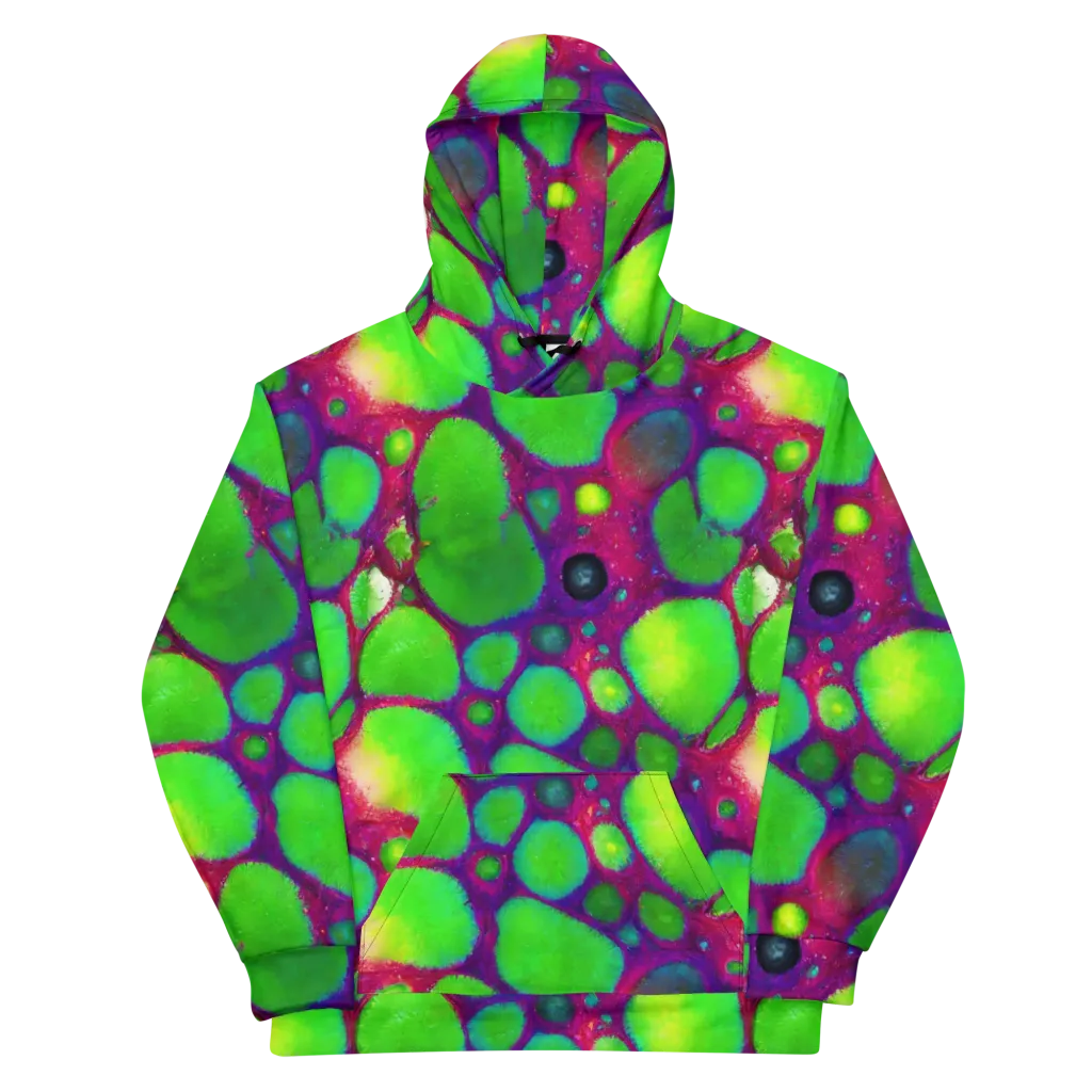 Elegant, Artstation, Matte Painting on Cotton Hoodie — Front