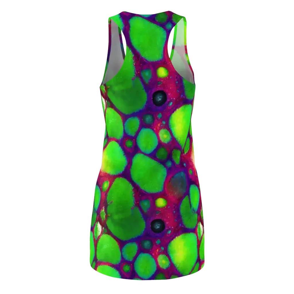 Elegant, Artstation, Matte Painting on Racerback Dress — Back