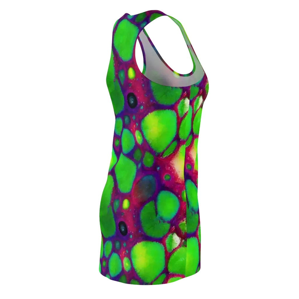 Elegant, Artstation, Matte Painting on Racerback Dress — Back Side