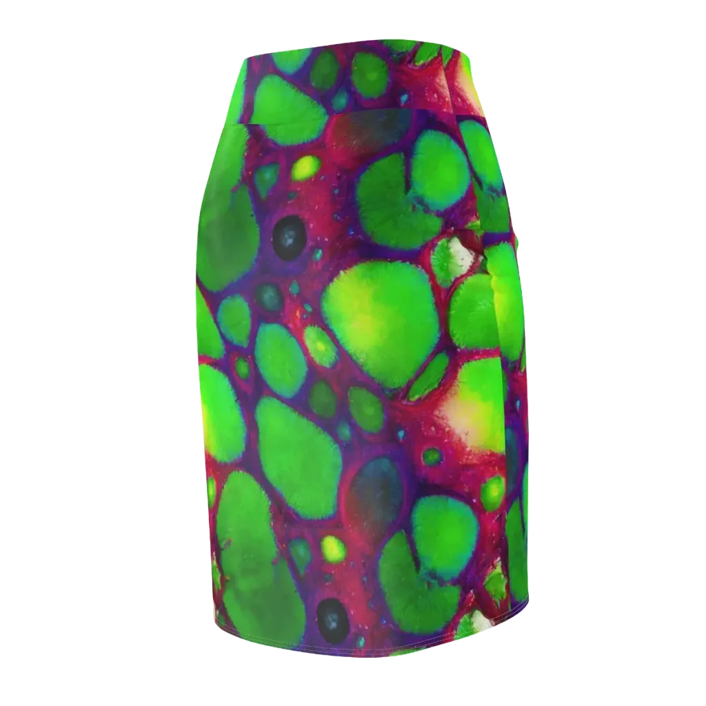 Elegant, Artstation, Matte Painting on Pencil Skirt — Back Side