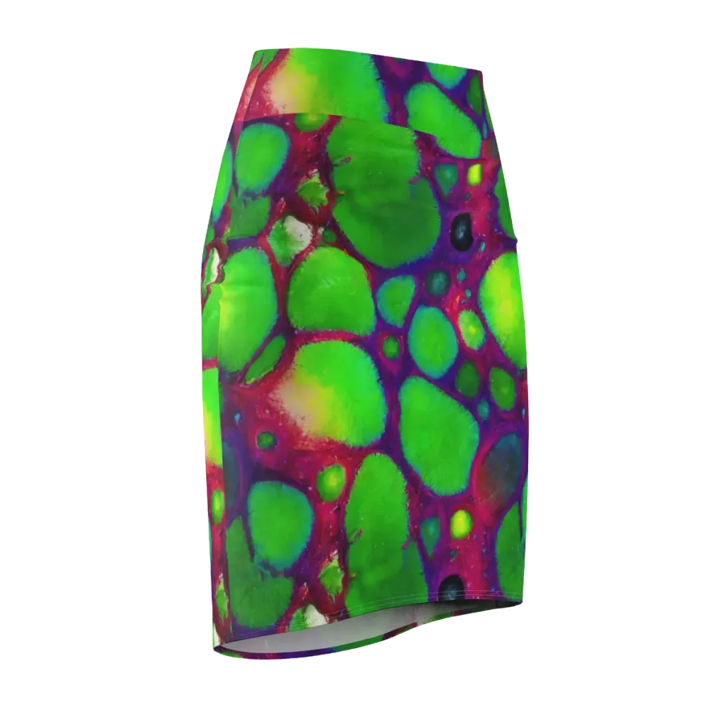 Elegant, Artstation, Matte Painting on Pencil Skirt — Front Side