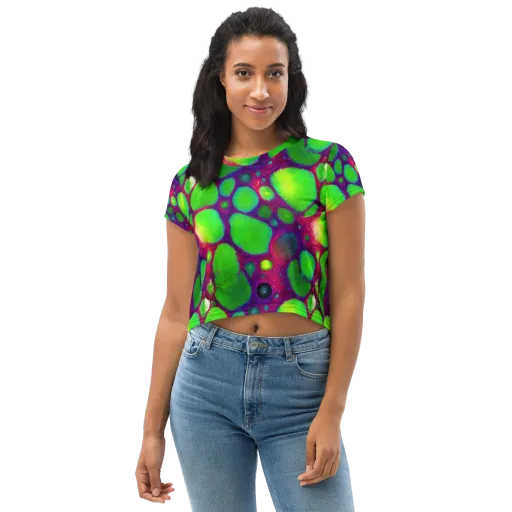 Elegant, Artstation, Matte Painting on a Crop Tee