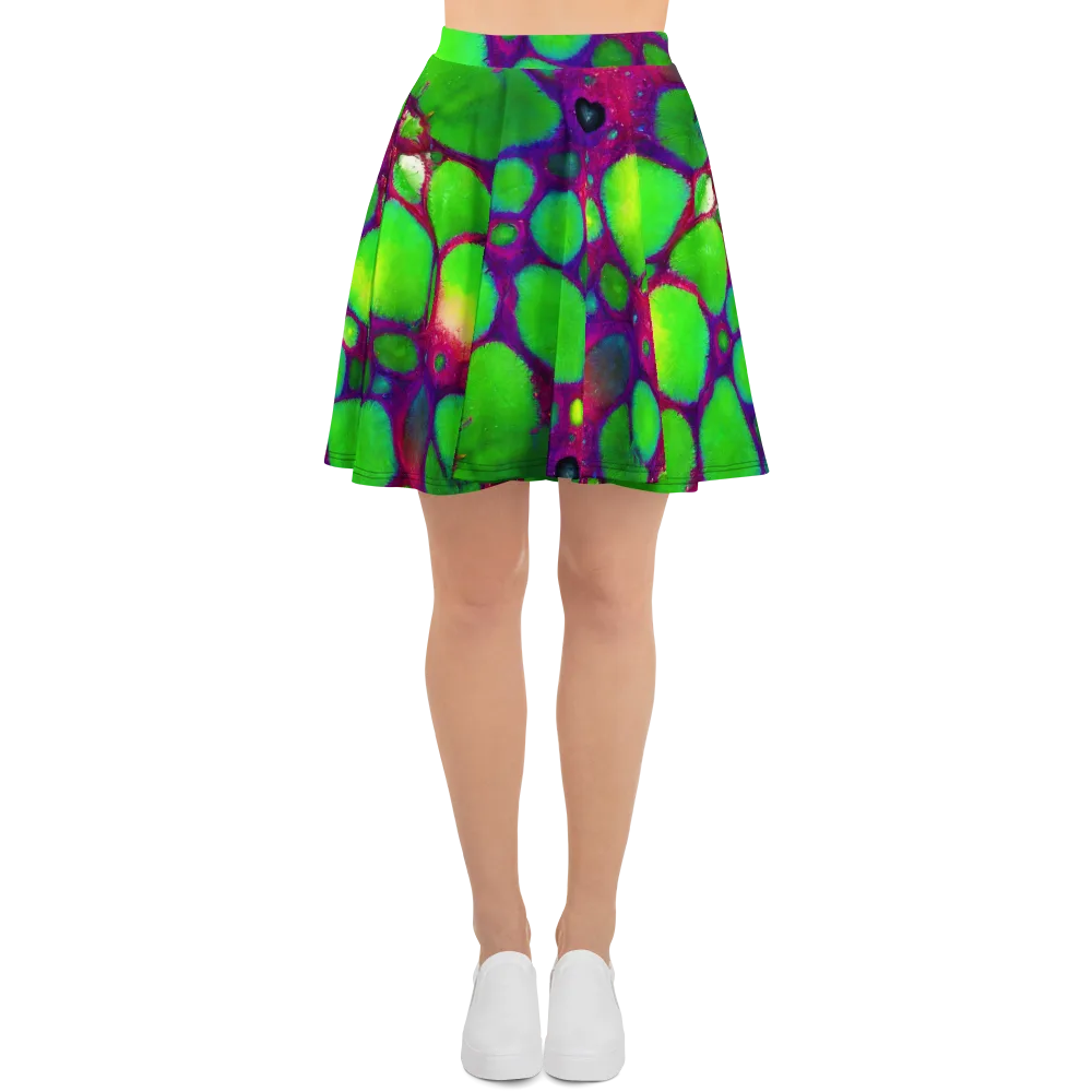 Elegant, Artstation, Matte Painting on Skater Skirt — Front