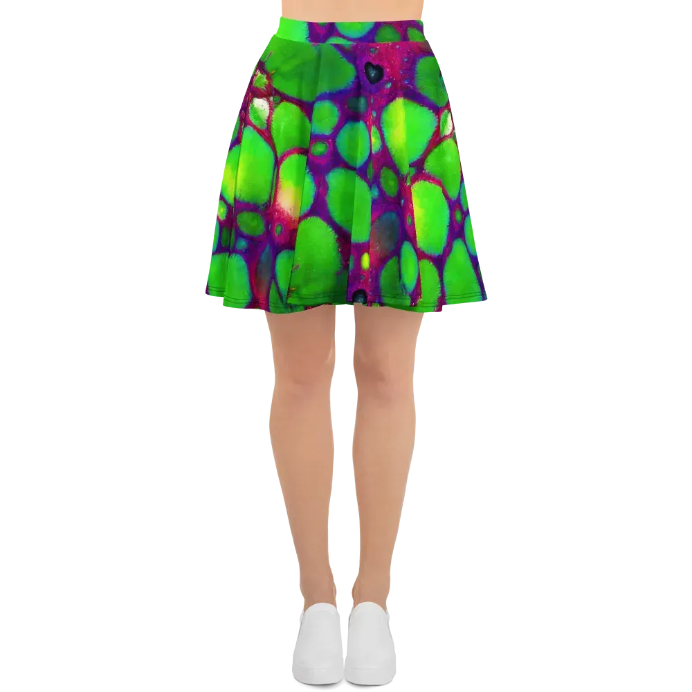 Elegant, Artstation, Matte Painting on Skater Skirt — Front