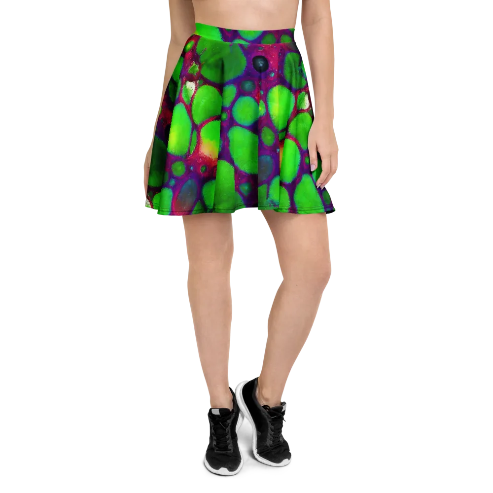 Elegant, Artstation, Matte Painting on Skater Skirt — Front