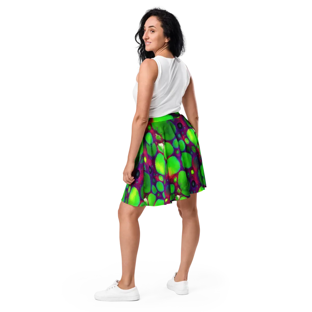 Elegant, Artstation, Matte Painting on Skater Skirt — Back