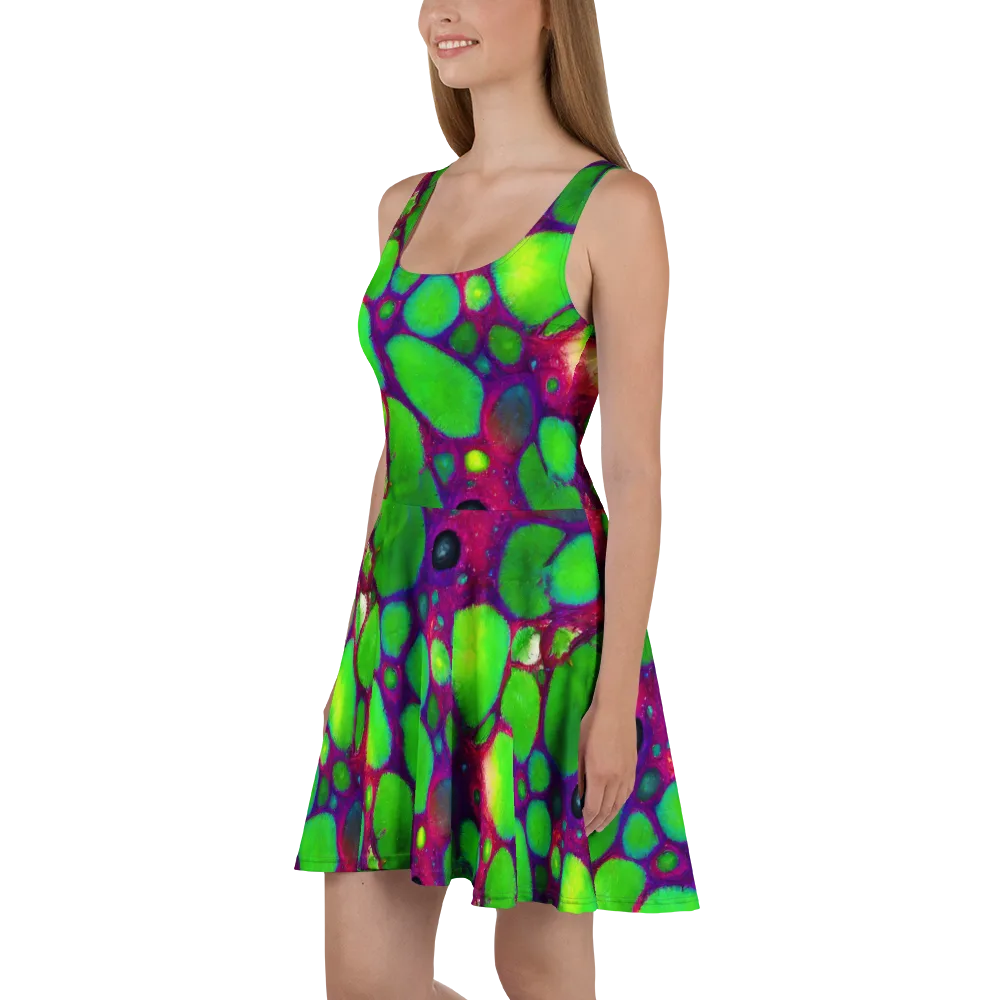 Elegant, Artstation, Matte Painting on Skater Dress — Left