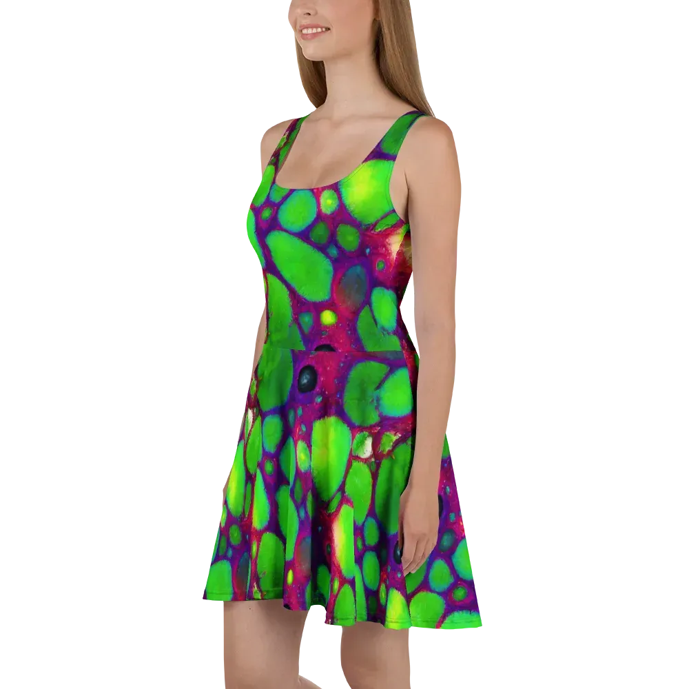 Elegant, Artstation, Matte Painting on Skater Dress — Left