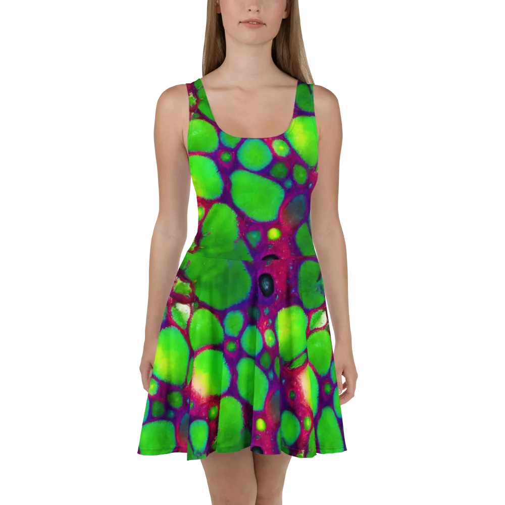 Elegant, Artstation, Matte Painting on Skater Dress — Front