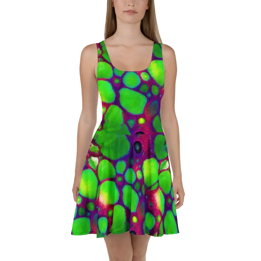 Elegant, Artstation, Matte Painting on Skater Dress — Front