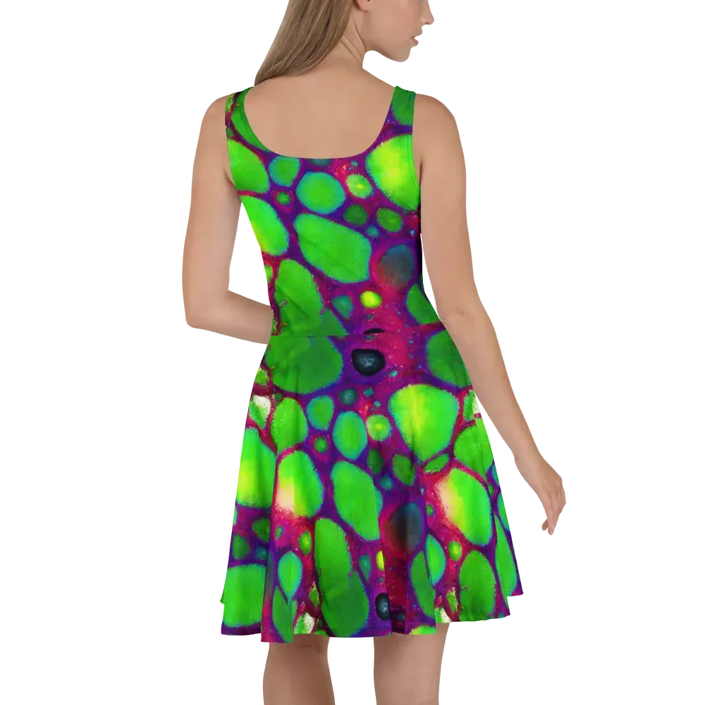 Elegant, Artstation, Matte Painting on Skater Dress — Back