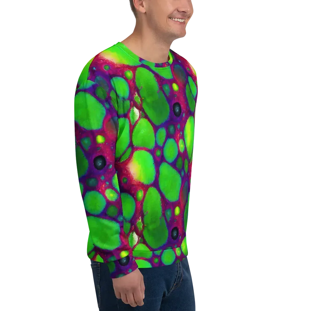 Elegant, Artstation, Matte Painting on Sweatshirt — Right Front