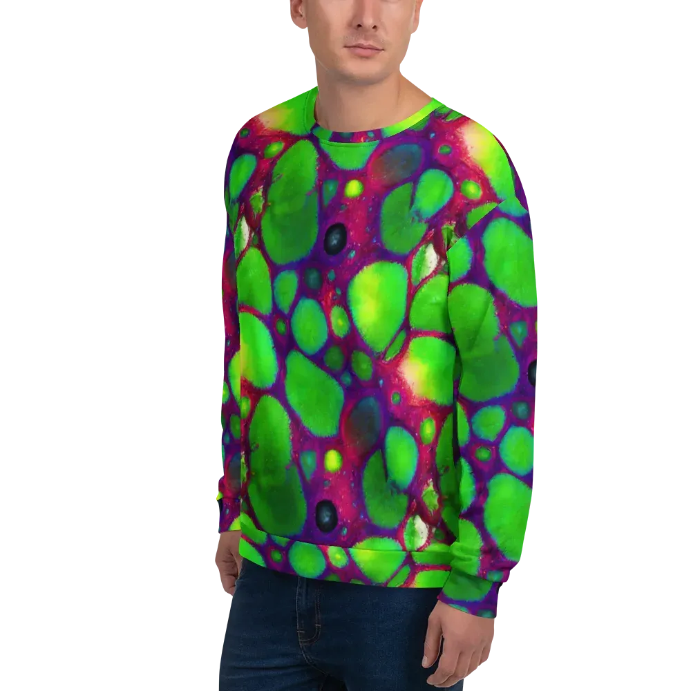Elegant, Artstation, Matte Painting on Sweatshirt — Left Front