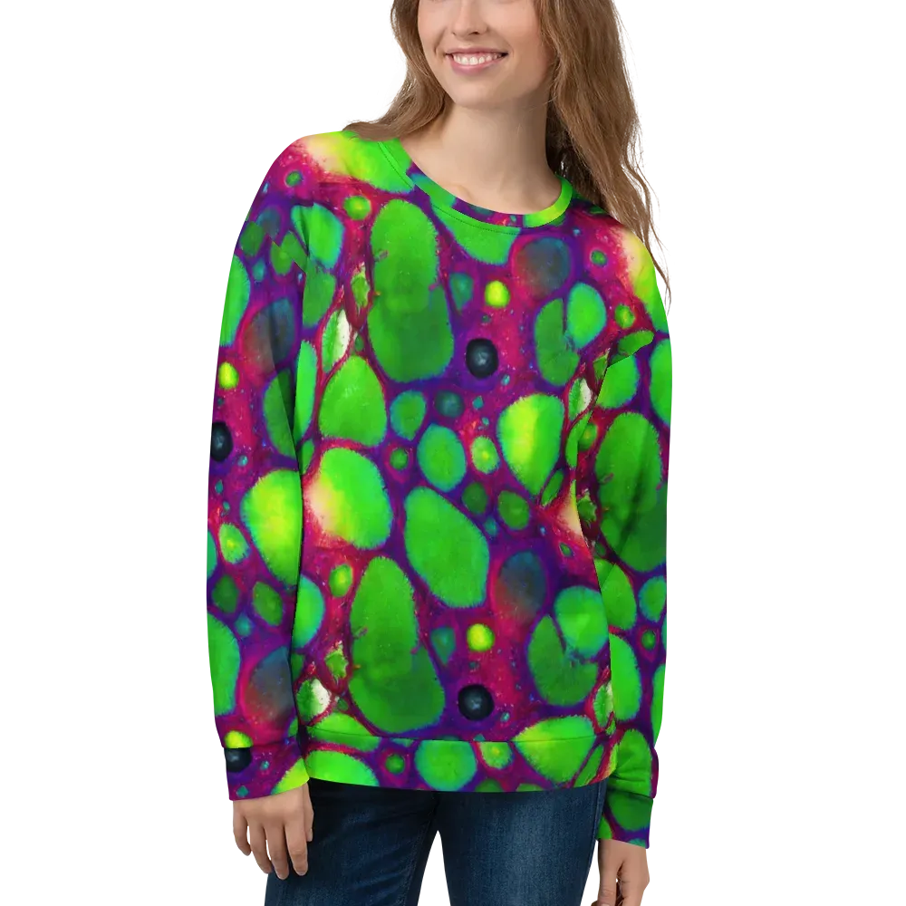 Elegant, Artstation, Matte Painting on Sweatshirt — Front