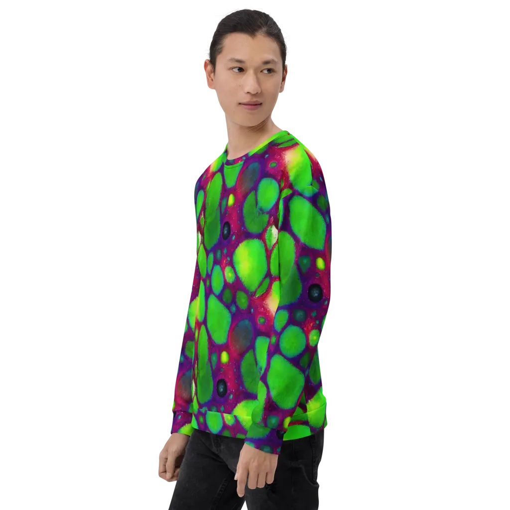 Elegant, Artstation, Matte Painting on Sweatshirt — Left Front