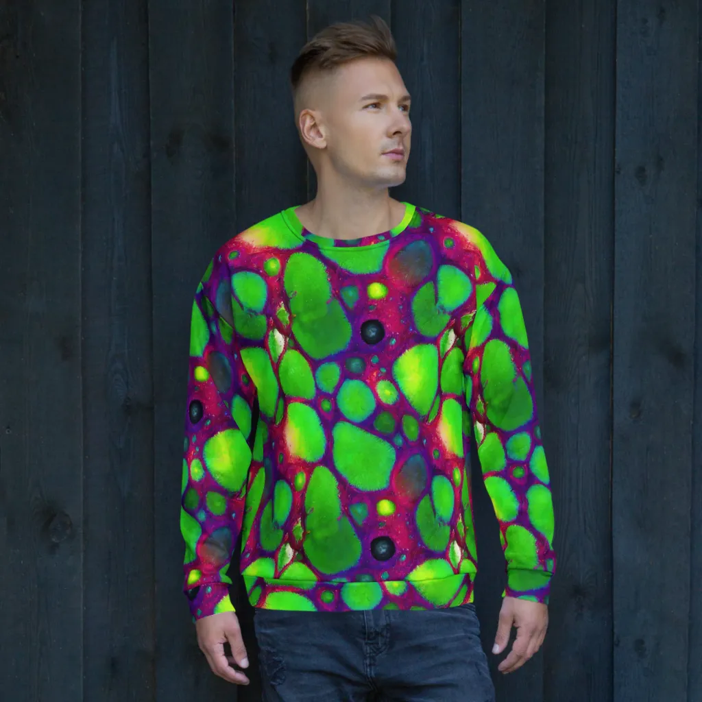 Elegant, Artstation, Matte Painting on Sweatshirt — Front