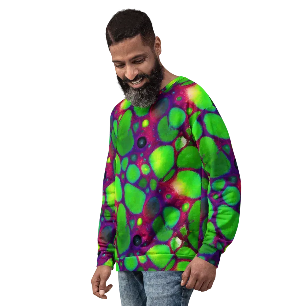 Elegant, Artstation, Matte Painting on Sweatshirt — Left Front