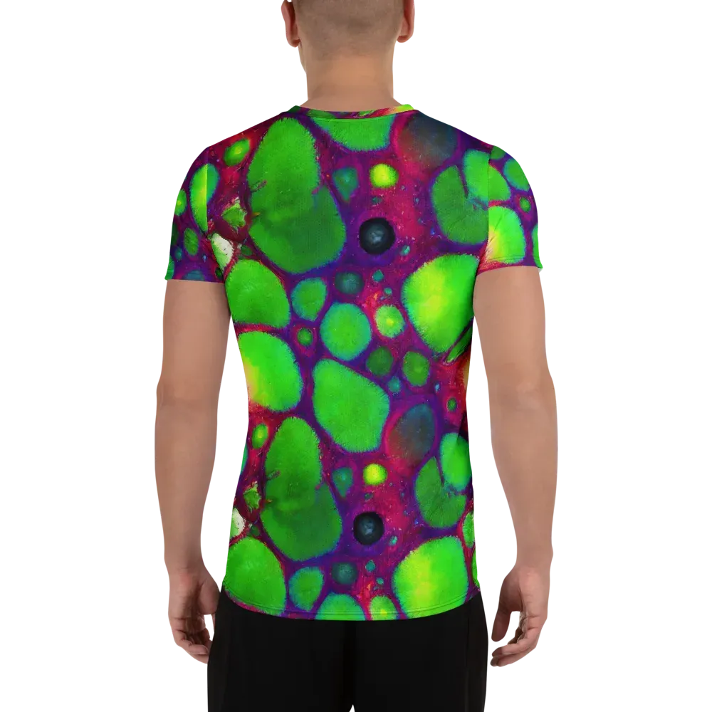 Elegant, Artstation, Matte Painting on Men's Athletic T-Shirt — Back
