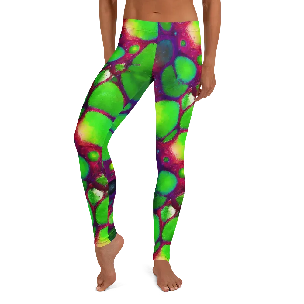 Elegant, Artstation, Matte Painting on Leggings — Front