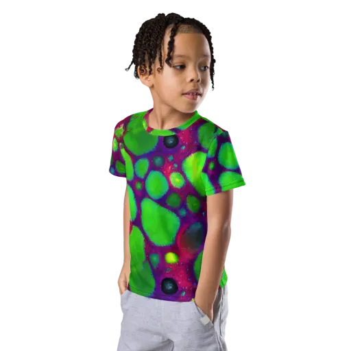 Elegant, Artstation, Matte Painting on a Kids Crew Neck T-Shirt