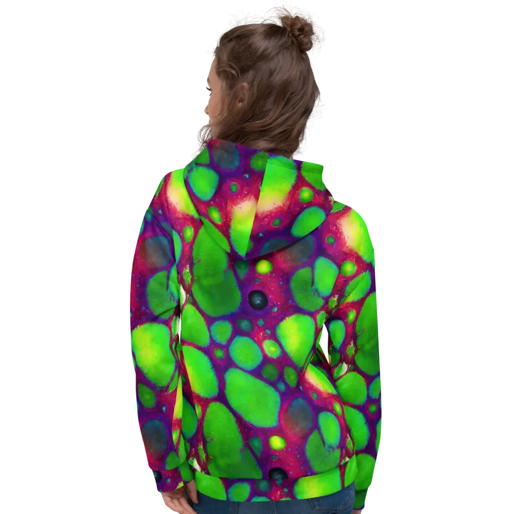 Elegant, Artstation, Matte Painting on Hoodie — Back