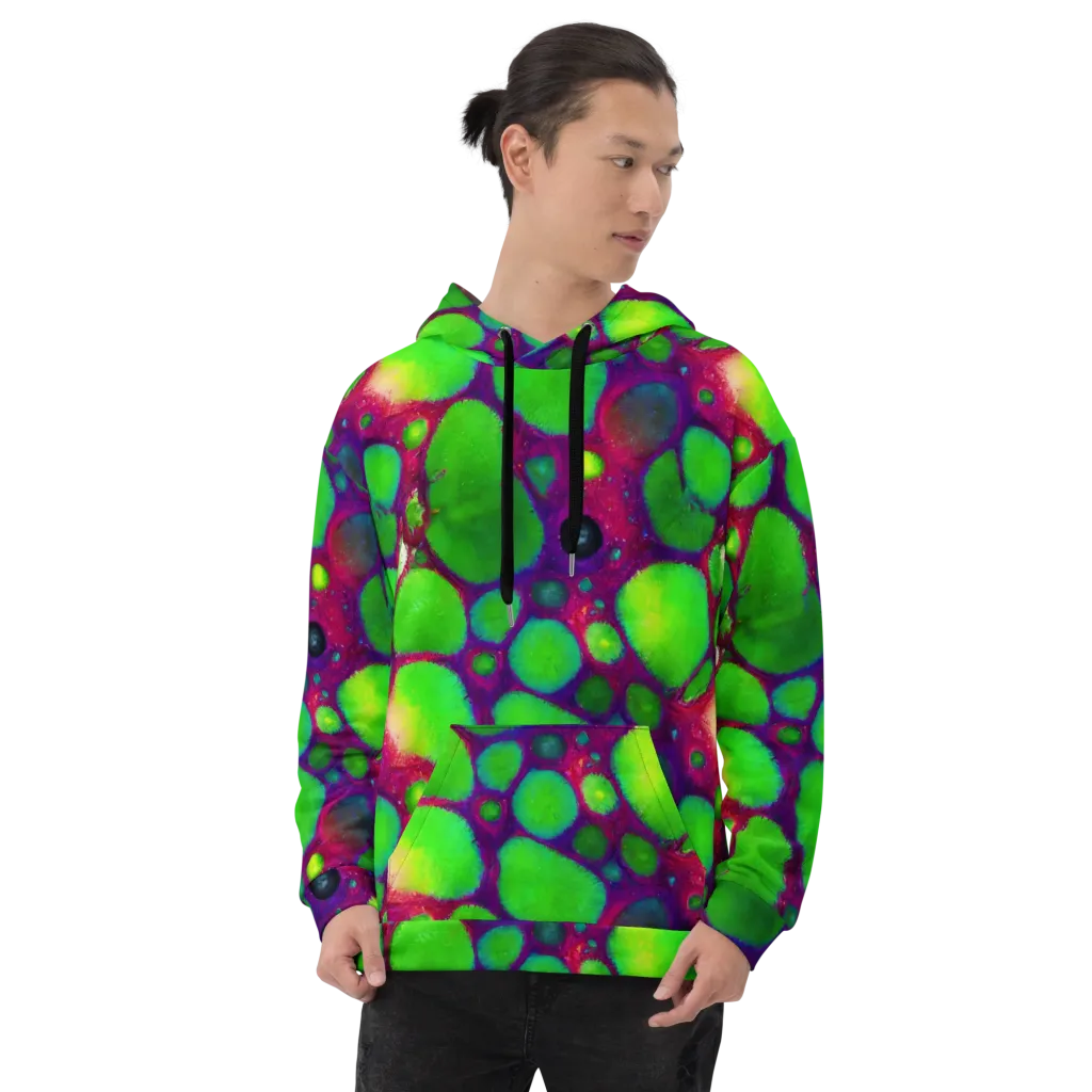 Elegant, Artstation, Matte Painting on Hoodie — Front