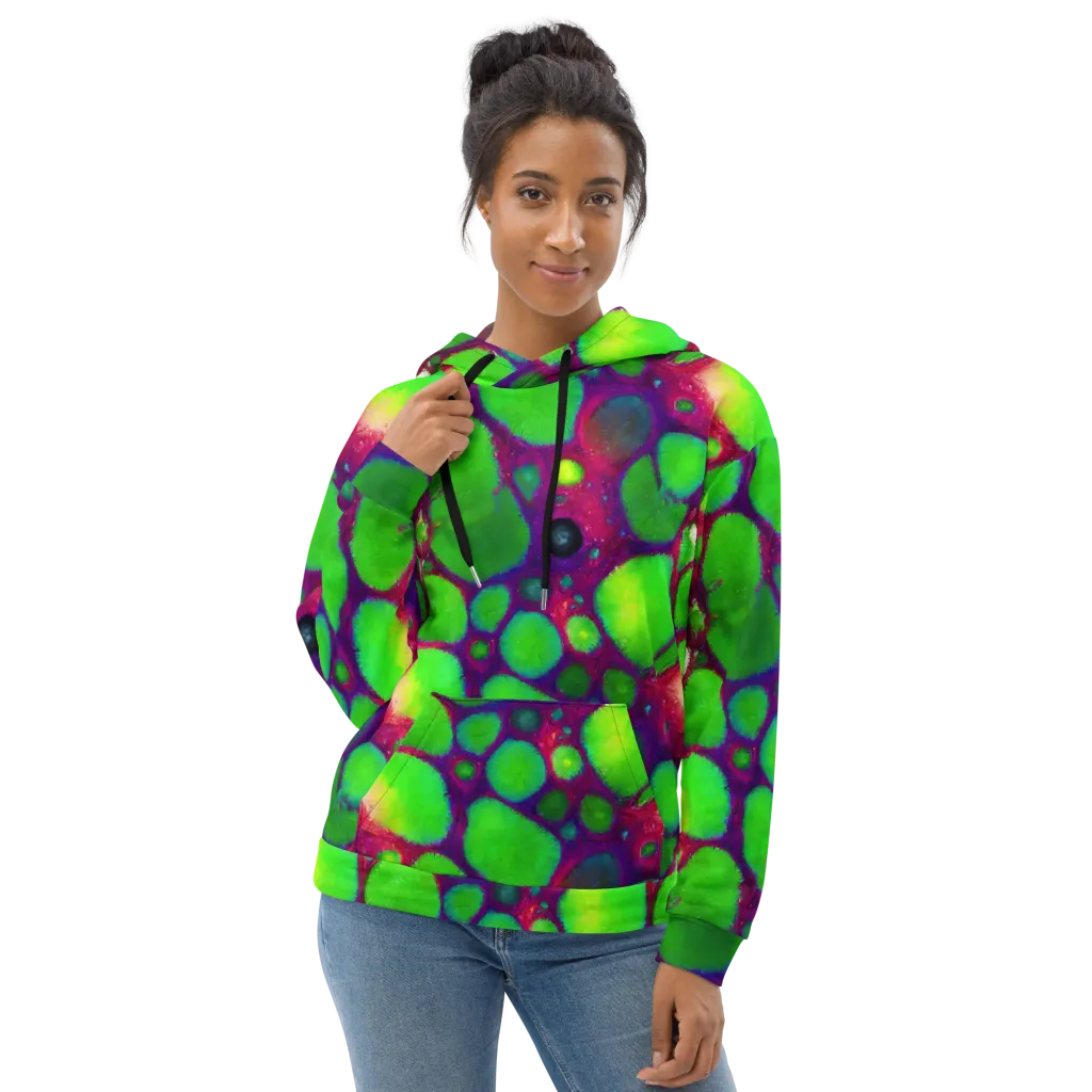 Elegant, Artstation, Matte Painting on Hoodie — Front