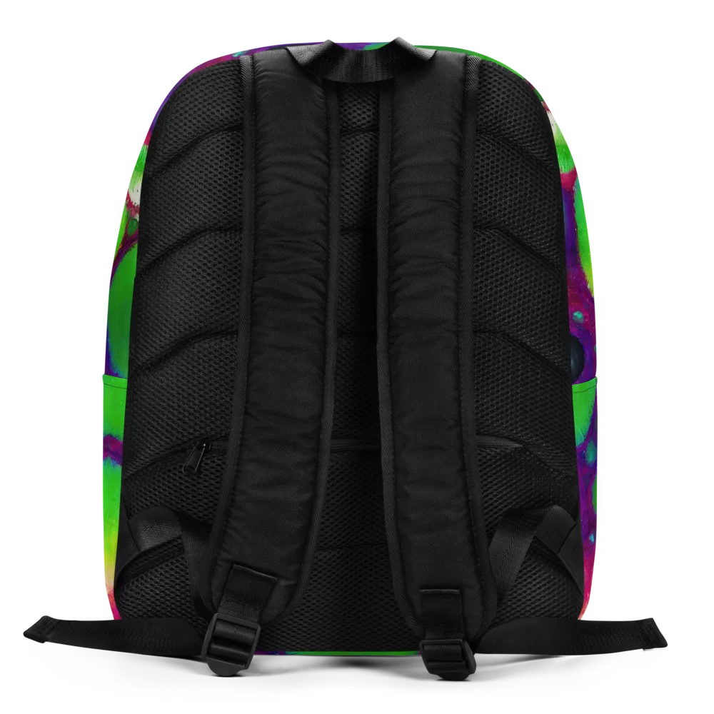 Elegant, Artstation, Matte Painting on Minimalist Backpack — Back