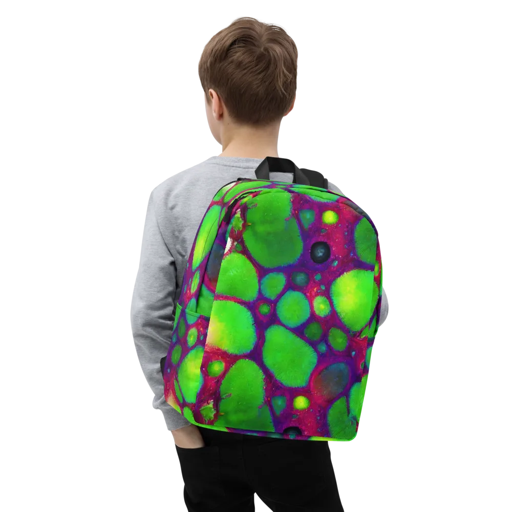 Elegant, Artstation, Matte Painting on Minimalist Backpack — Zoomed-in