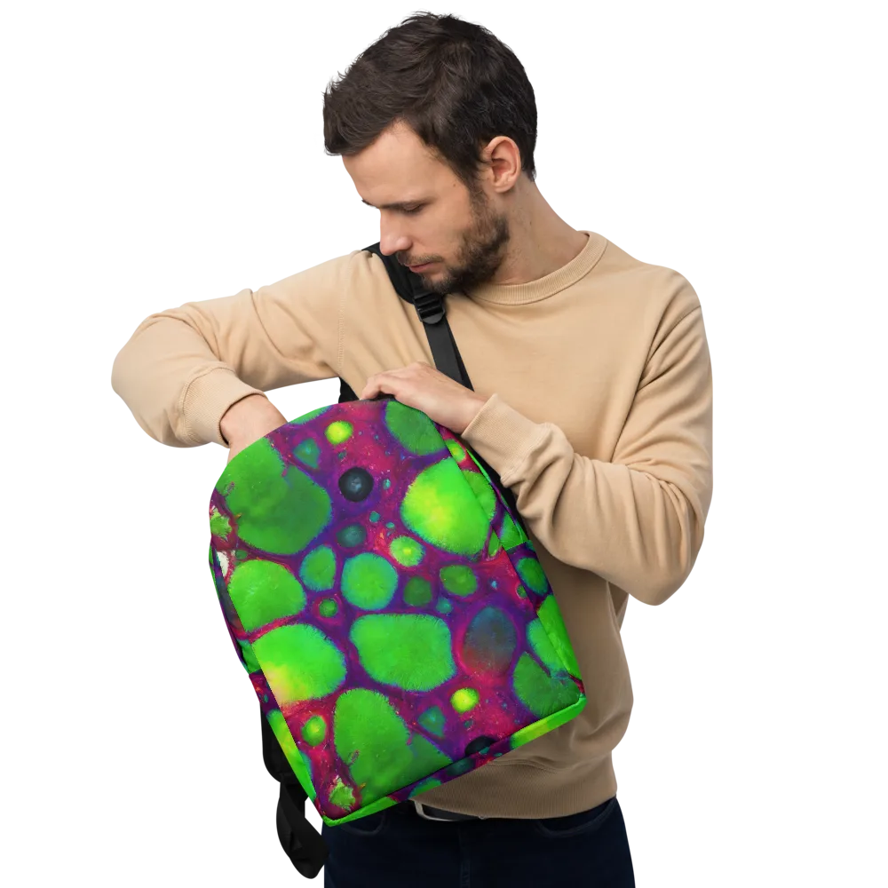 Elegant, Artstation, Matte Painting on Minimalist Backpack — Front