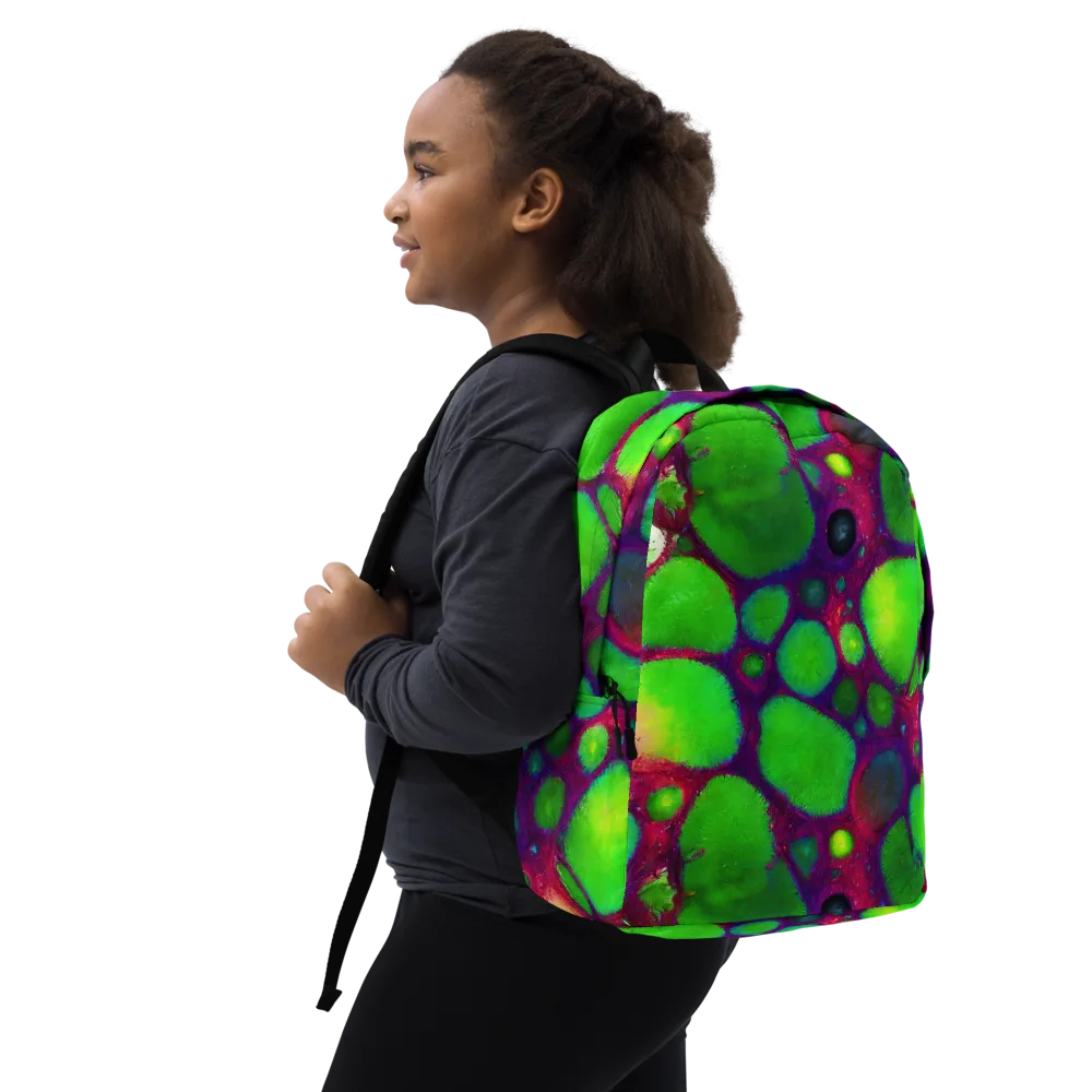 Elegant, Artstation, Matte Painting on Minimalist Backpack — Right Front
