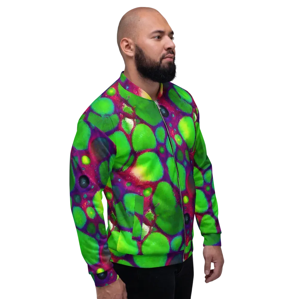 Elegant, Artstation, Matte Painting on Bomber Jacket — Right