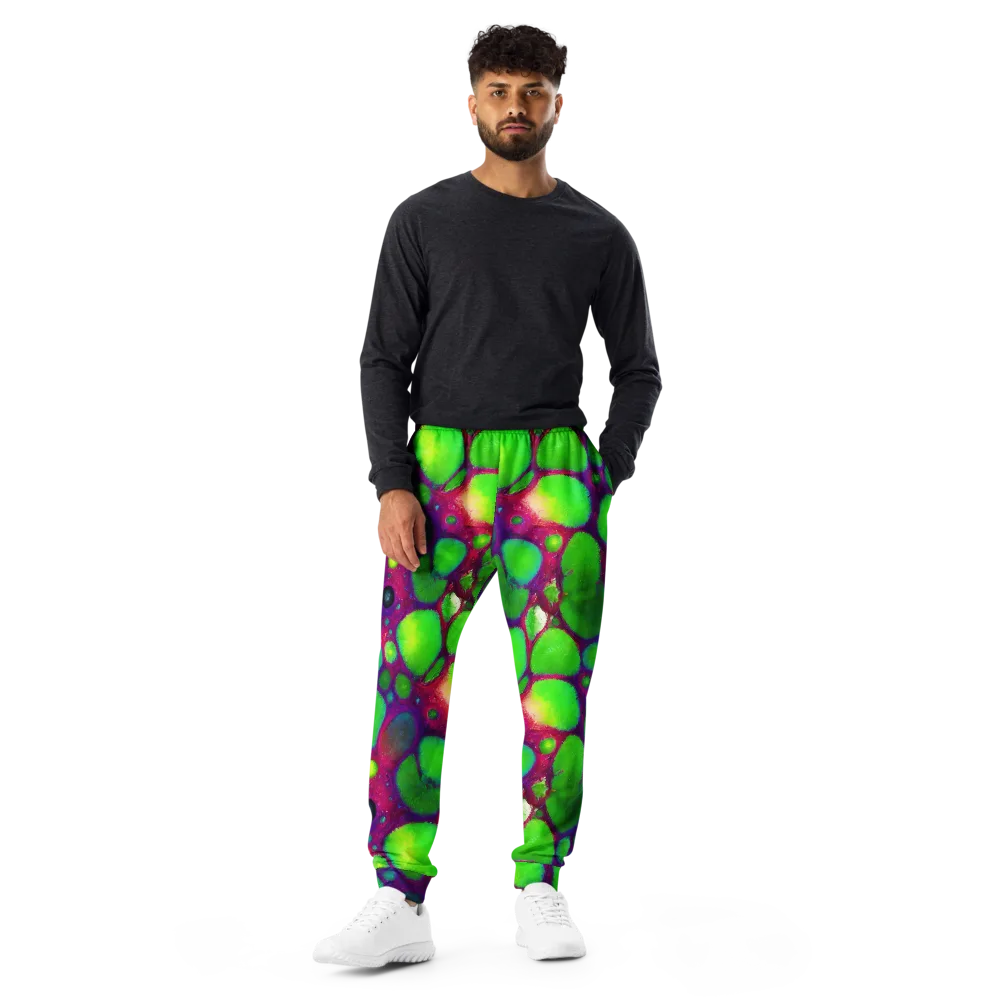 Elegant, Artstation, Matte Painting on Men's Joggers — Front