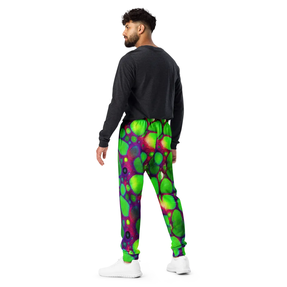 Elegant, Artstation, Matte Painting on Men's Joggers — Back