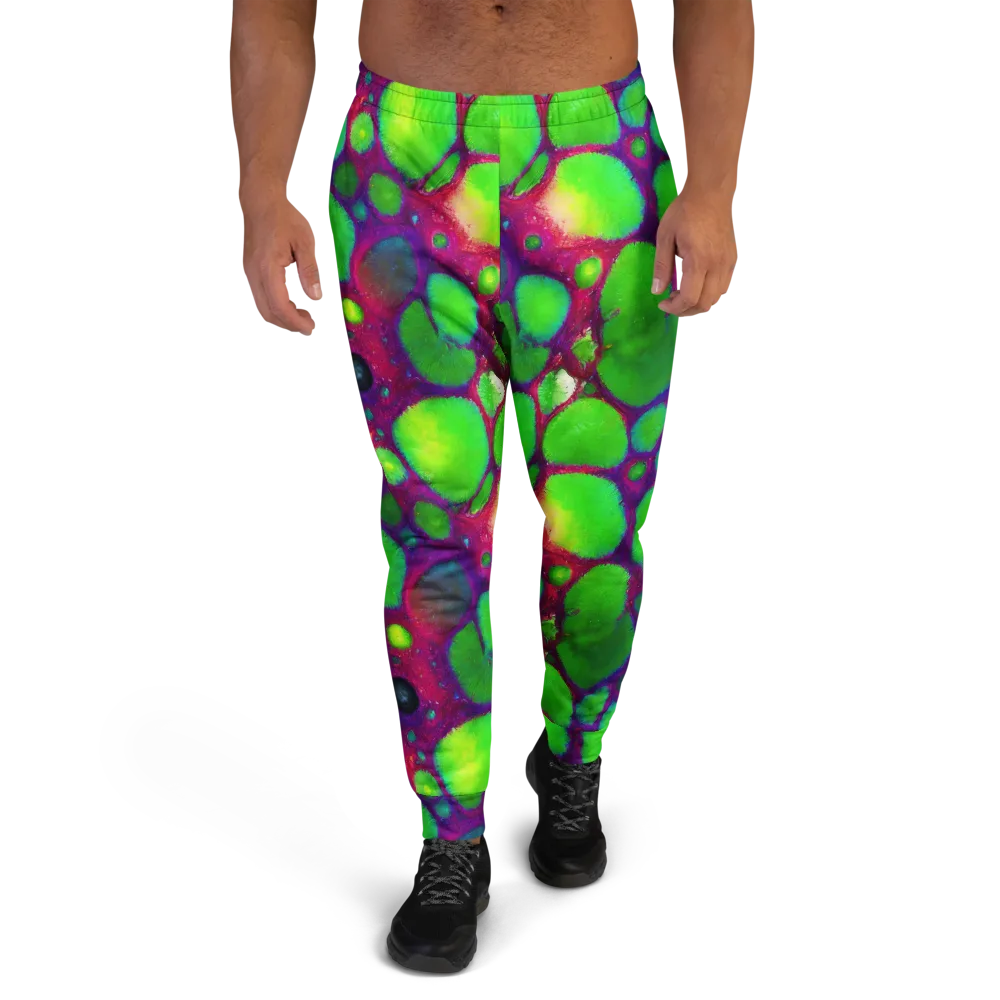Elegant, Artstation, Matte Painting on Men's Joggers — Front